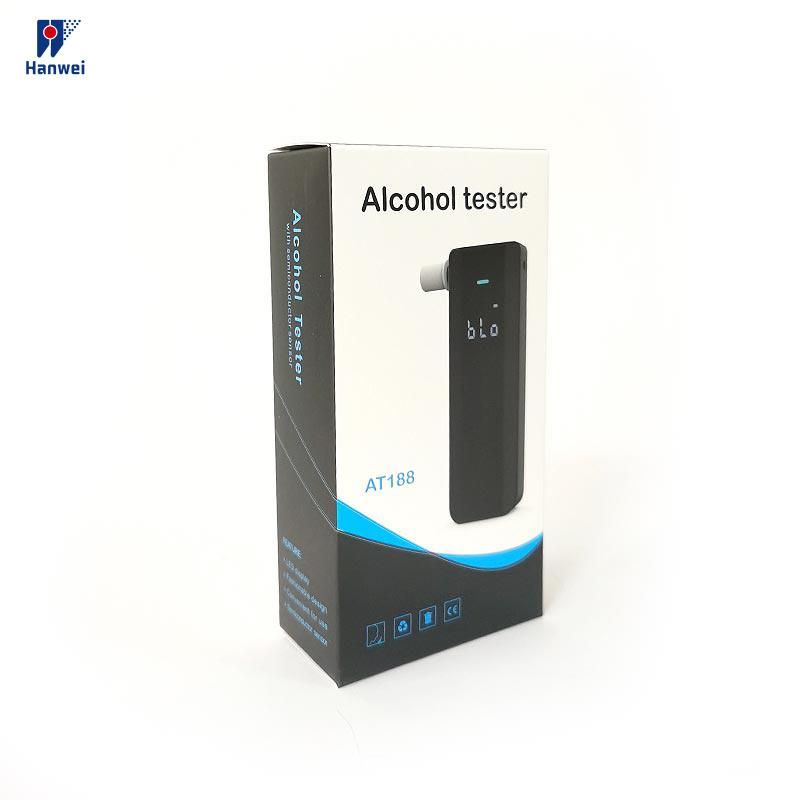 Best Selling Portable Mini LCD Display Digital Personal Breathalyzer (AT188)