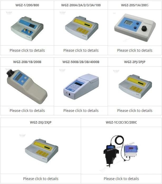 Wgz-2000/2000p Turbidimeters Precise Turbidity Meter with Ce