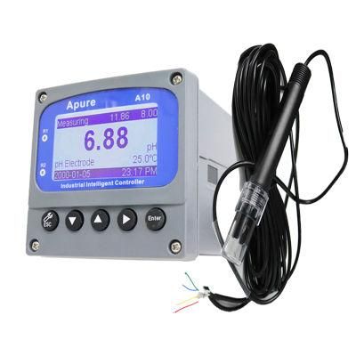 Apure Online Digital pH ORP Ec Water Quality Analyzer Meter pH Transmitter