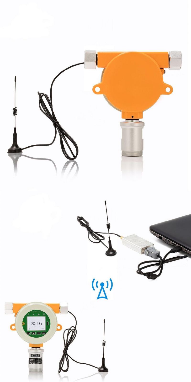 LED Display Online Hydrogen Sulfide Gas Detector (H2S)