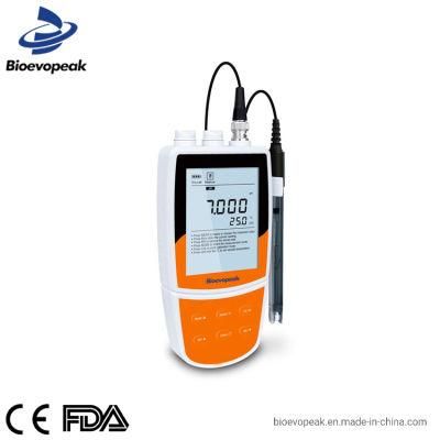 Bioevopeak CE FDA Approved -2.000-20.000pH Portable Multiparameter Water Quality Meter pH Tester Meter
