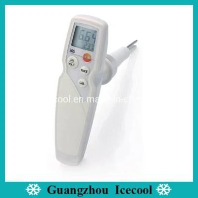 Original Testo 205 - pH/Temperature Measuring Instrument Testo205 pH Meter for Semi-Solid Media