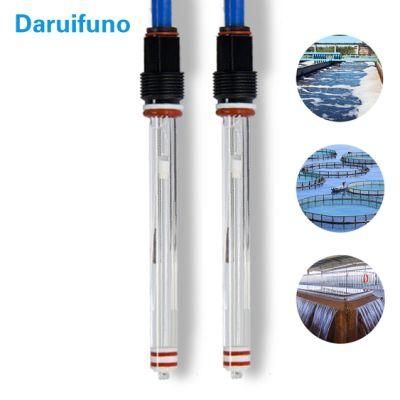 Flat Platinum Head Industrial pH Probe Online pH/ORP Sensor for Seawater pH