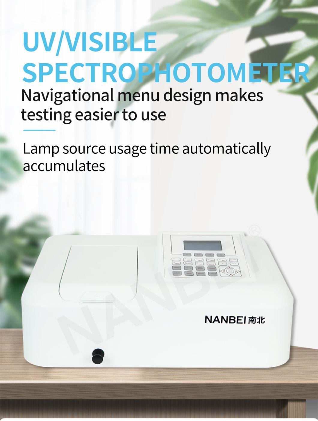 Latest Lab Portable Spectrophotometer Manual Visible Spectrophotometer with CE