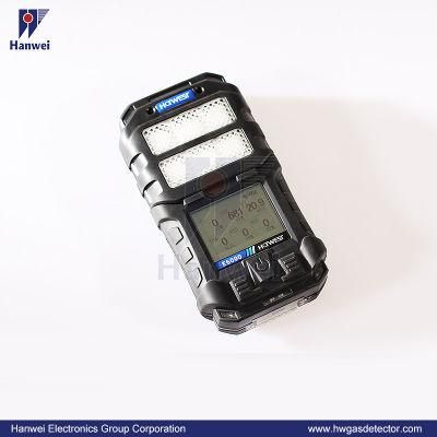 6 in 1 Multi Gas Detector Customizable Portable Gas Analyzer for Combustible Toxic Gases