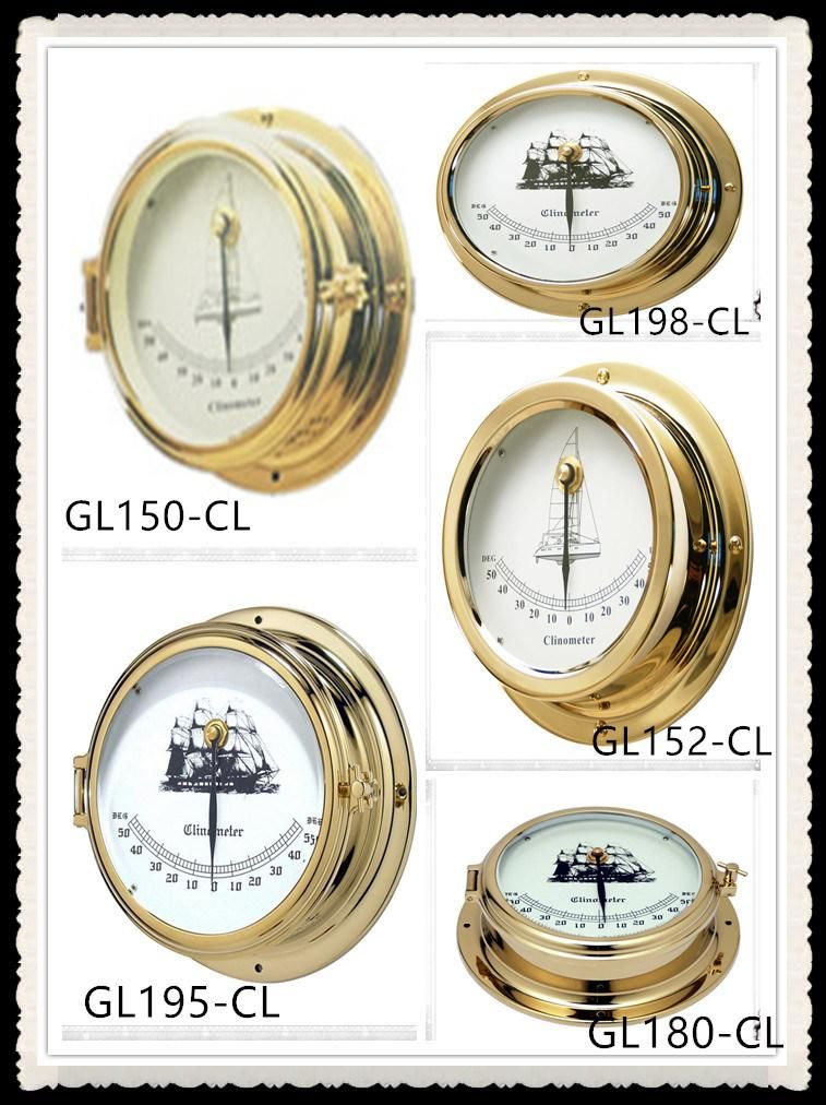 Export Quality Naucial Clinometer Brass Case Dia. 95mm