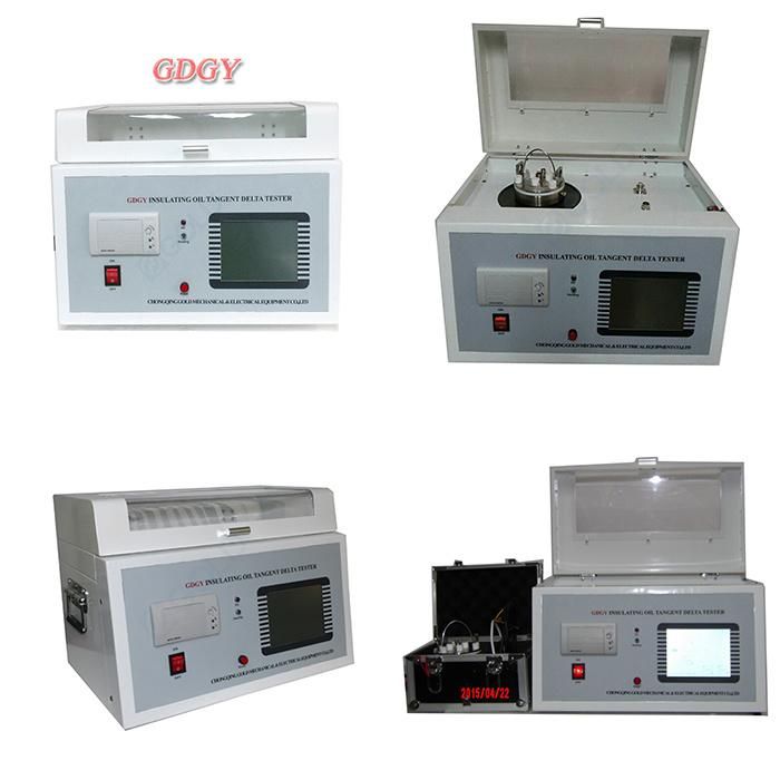 Insulation Oil Tan Delta & Resistivity Tester Oil Dielectric Dissipation Factor