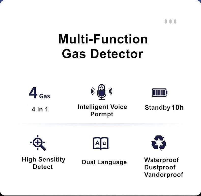 Portable Hydrogen Gas Analyzer Gas Leakage Detector