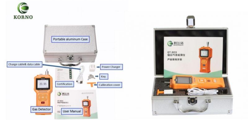 Parking Areas Application/Handhold Co Detector/Portable Carbon Monoxide Gas Detector