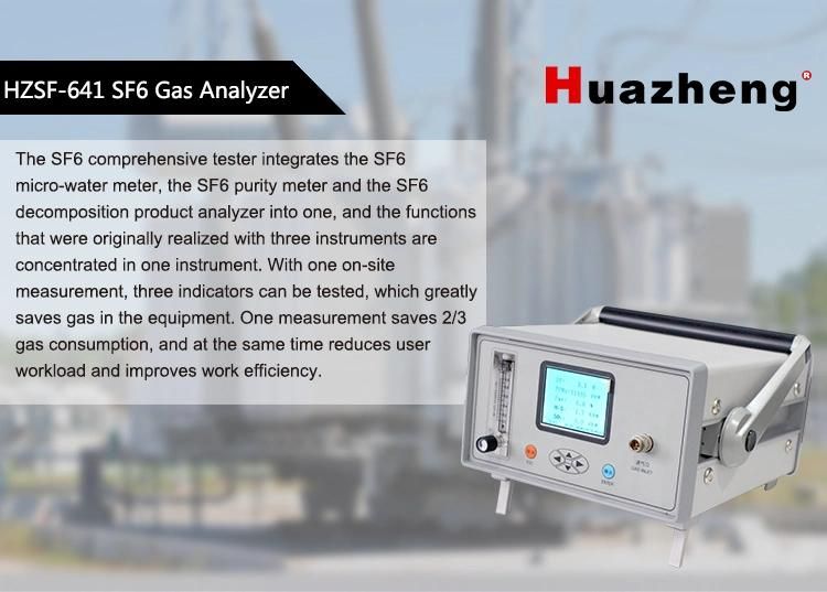 Portable Sf6 Gas Dew Point Purity and Decomposition Comprehensive Analyzer