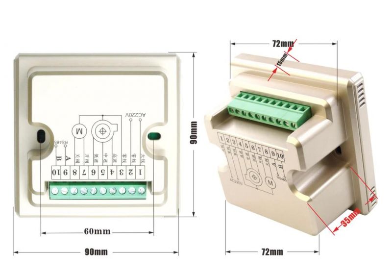 Hessway WiFi Mushroom Chamb CO2 Sensor Controller Grow for Built-in Relay Control Ventilation Bridge Tuya Smart Deviceer