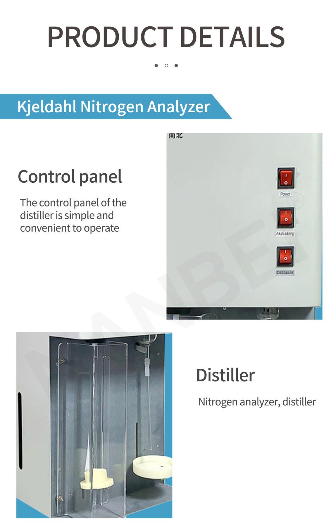 Kjeldahl Method Protein Analysis Kdn Kjeldahl Distillation Nitrogen Analyzer