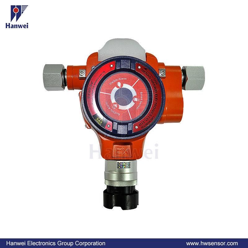 Chemical Plant Usage CO2 Fixed Infrared Gas Detector with Sound Light Alarm