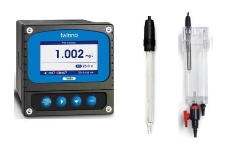 Industrial Online Free Chlorine Analyzer Chlorine Dioxide Dissolved Ozone Meter