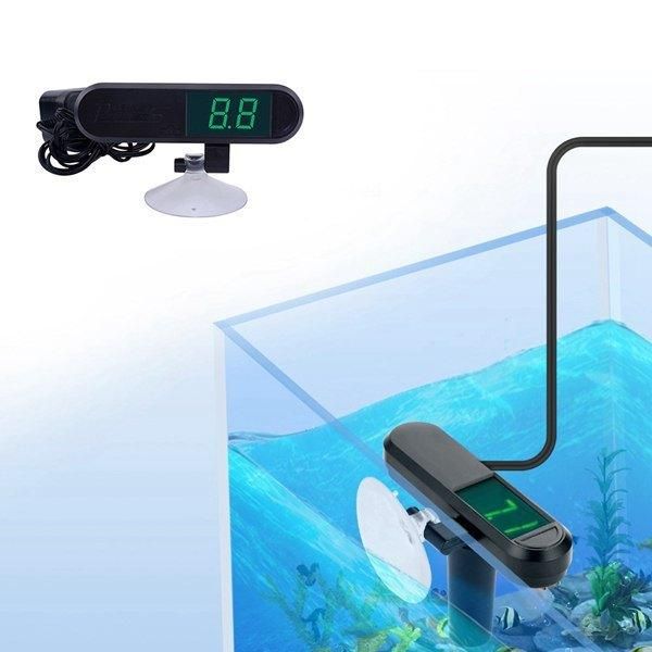 Waterproof pH Monitor Waterproof Acidity Meter pH Digital Display Aquarium, Electrode Replaceable pH Meter pH-025W