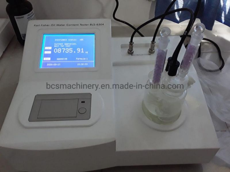 Automatic Laboratory Karl Fischer Transformer Oil Water Content Test Equipment