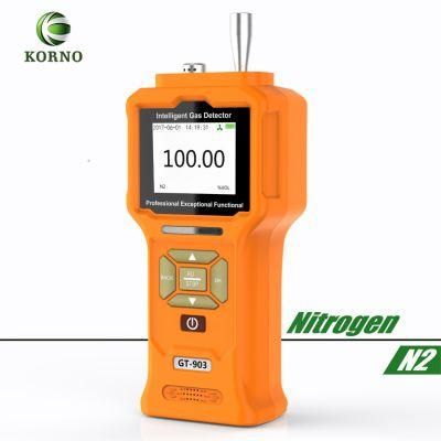 Ce Certificate Portable N2 Gas Analyzer Nitrogen Gas Analyzer with Pump (N2)