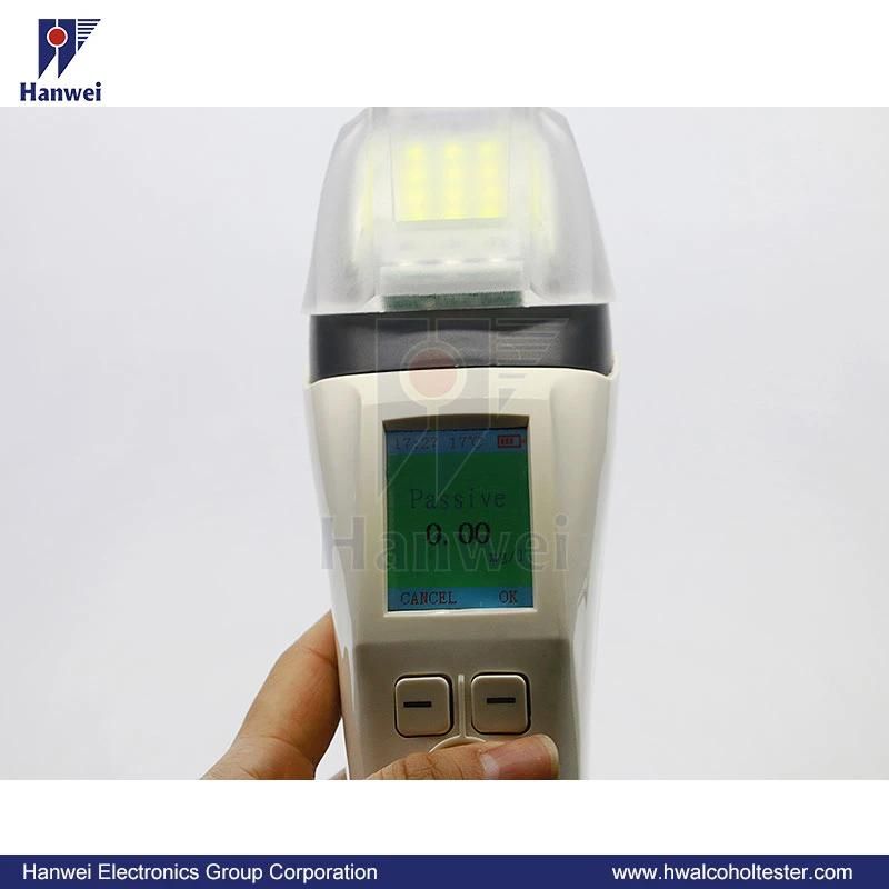 At7000 Handheld Rapid Screen Alcohol Tester Fuel Cell Sensor Breathalyzer to Police Use