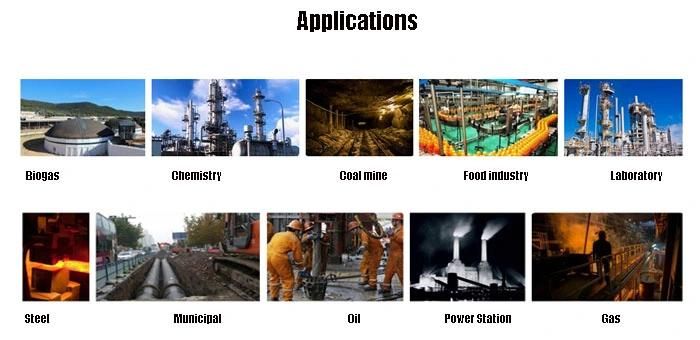 Four Gases Detectors with Top Sensors for Accurate Detection of Gas Leak