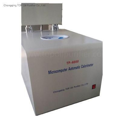 Automatic Coal Calorific Testing Equipment ASTM D240 Certified Oils Oxygen Bomb Calorimeter Tp-6000
