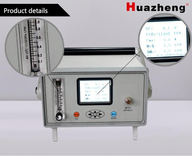 Portable Precision Chilled Mirror Sf6 Gas Dewpoint Meter Micro-Moisture Tester