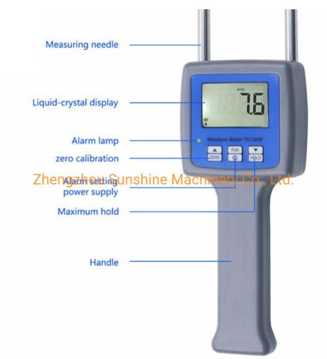 Tk100W Bamboo Fiber Sawdust Powder Compression Board Moisture Meter