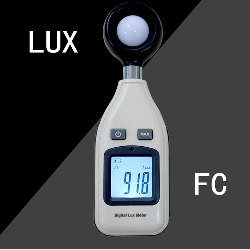 Digital Light Lux Meter, Range: 0-200, 000 Lux 0~18, 500FC GM1010 Digital Lux Illuminance Meter