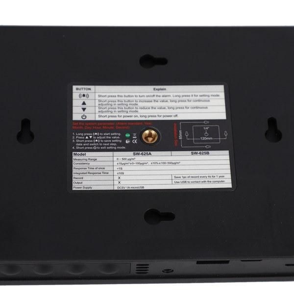 Sw625bp M2.5 Air Quality Tester Wall-Mounted Dust Particle Monitor
