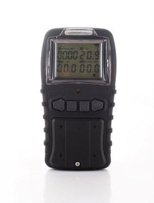 Non-Pump Worker Use Portable Multi Gas Detector for Co, H2s, O2 and CH4 Gas