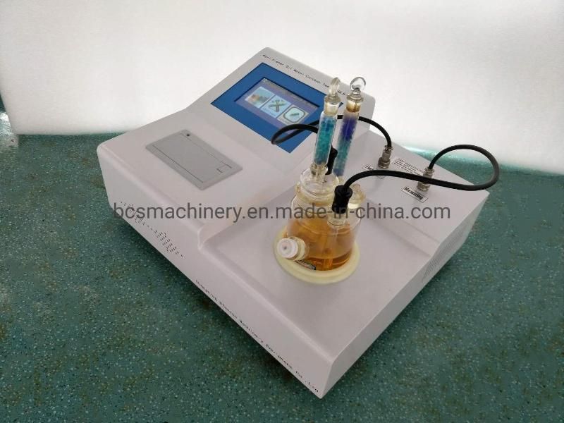Coulometric Trace Karl Fischer Water Content Meter