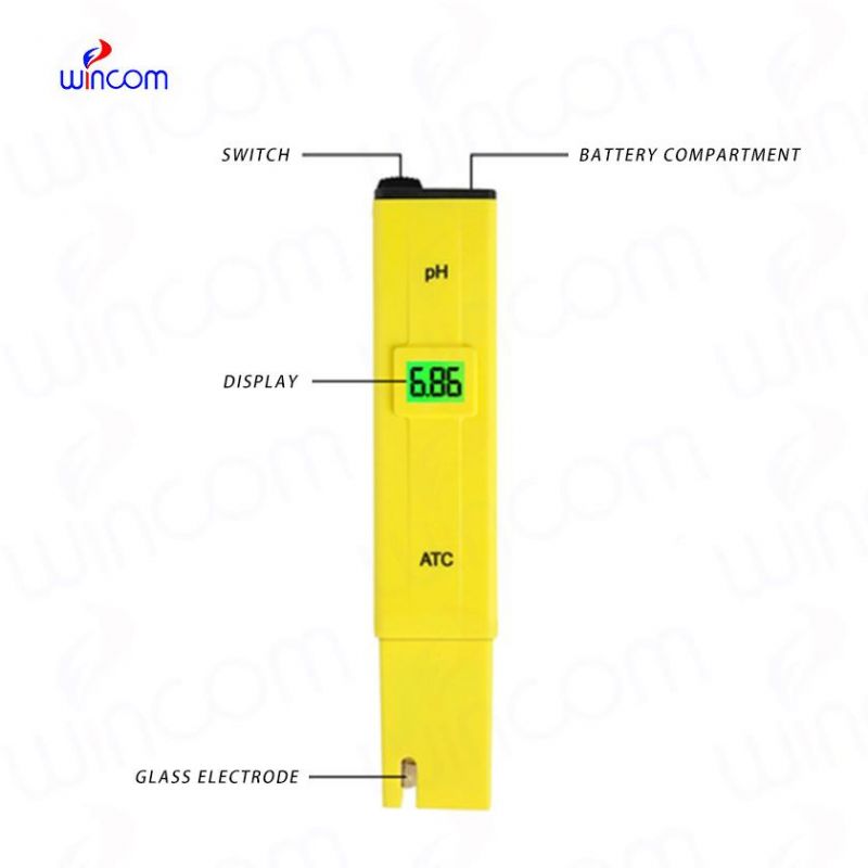 Portable Pen Cosmetics Laboratory Water Soil Digital pH Meter Tester