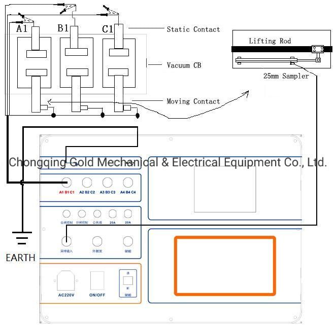 High Voltage Switch Dynamic Characteristic Tester Circuit Breaker CB Analyzer