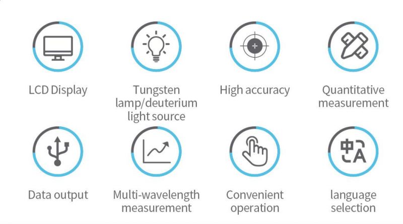 Laboratory Spectrophotometer UV Vis Spectrophotometer