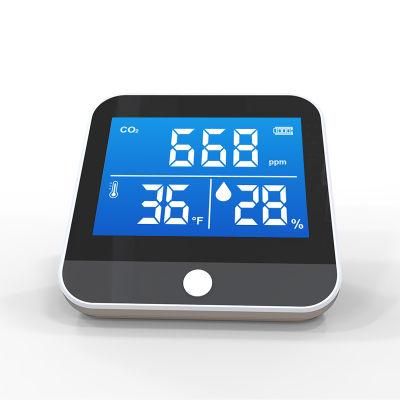 CO2 Alarm Meter for Desktop Carbon Dioxide Air Quality Monitor CO2 Monitor Tester Gas Analyzer