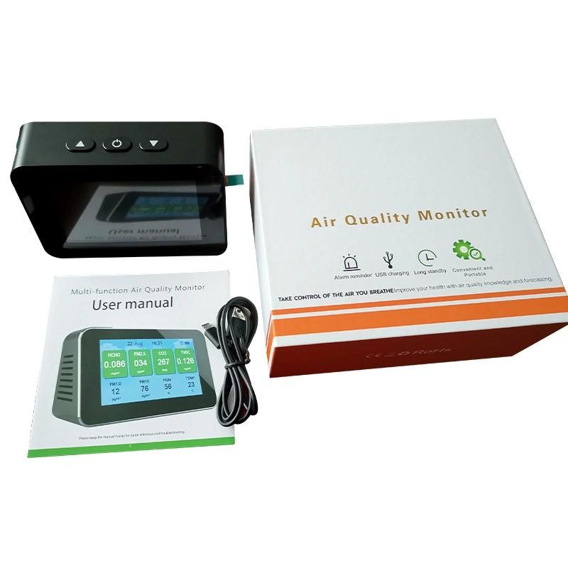 Gas Detector Air Quality Monitor CO2 Monoxide Meter Analyzer Hcho Detector Gas Handling Instruments Tester