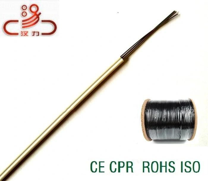 Drop Wire FTTH Optical Fiber Cable 1000m/Wood
