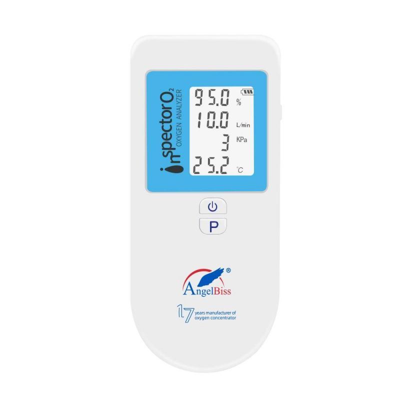 Handheld Oxygen Analyzer Medical Detector, Gas Oxygen Monitor, 4 in 1