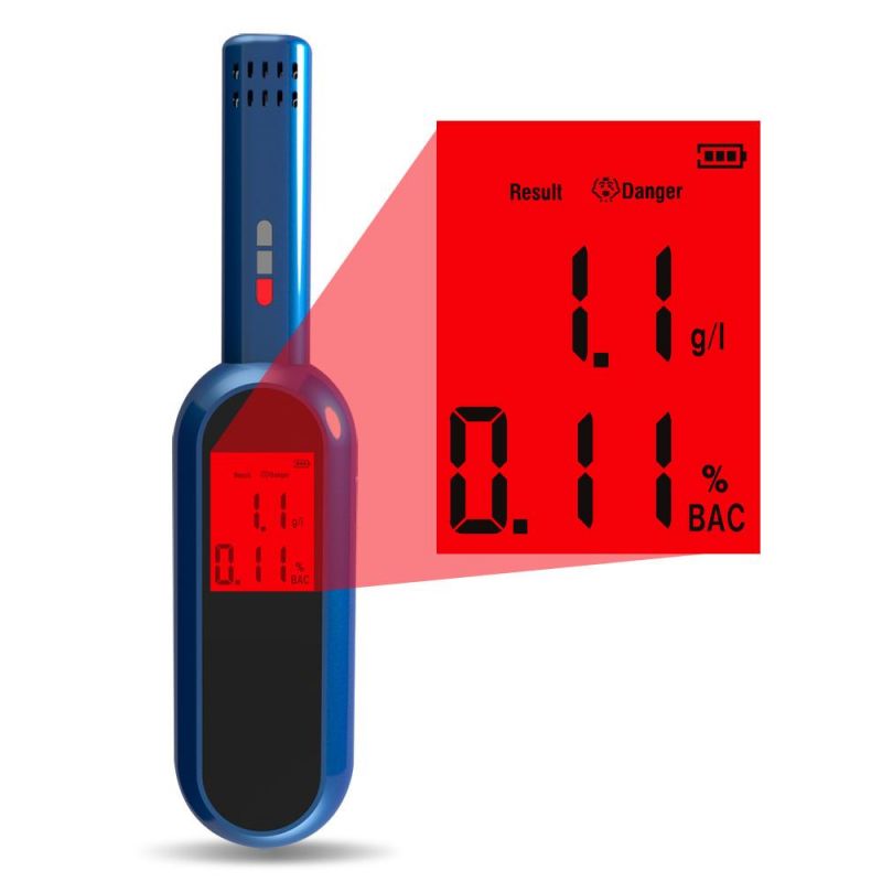 Greaz Alcohol Breathalyzer Breath LCD Tester Digital Breath Alcohol Tester