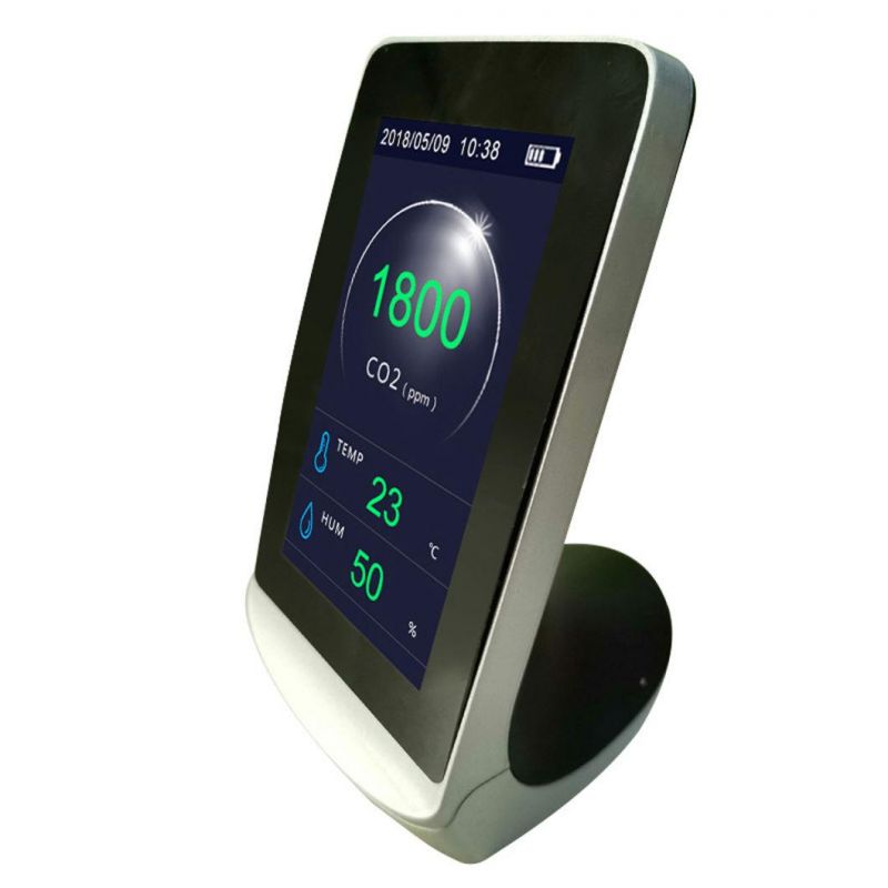 4.3 Inch Digital Air Quality Sensor LCD Display Multifunctional Professional CO2 Detector