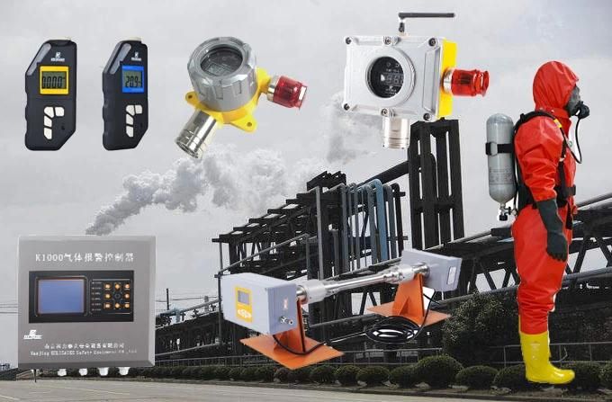 UL Ce Certified Fixed 4-20 Ma Output Toxic Gas Detector Transmitter for Gas Detecting