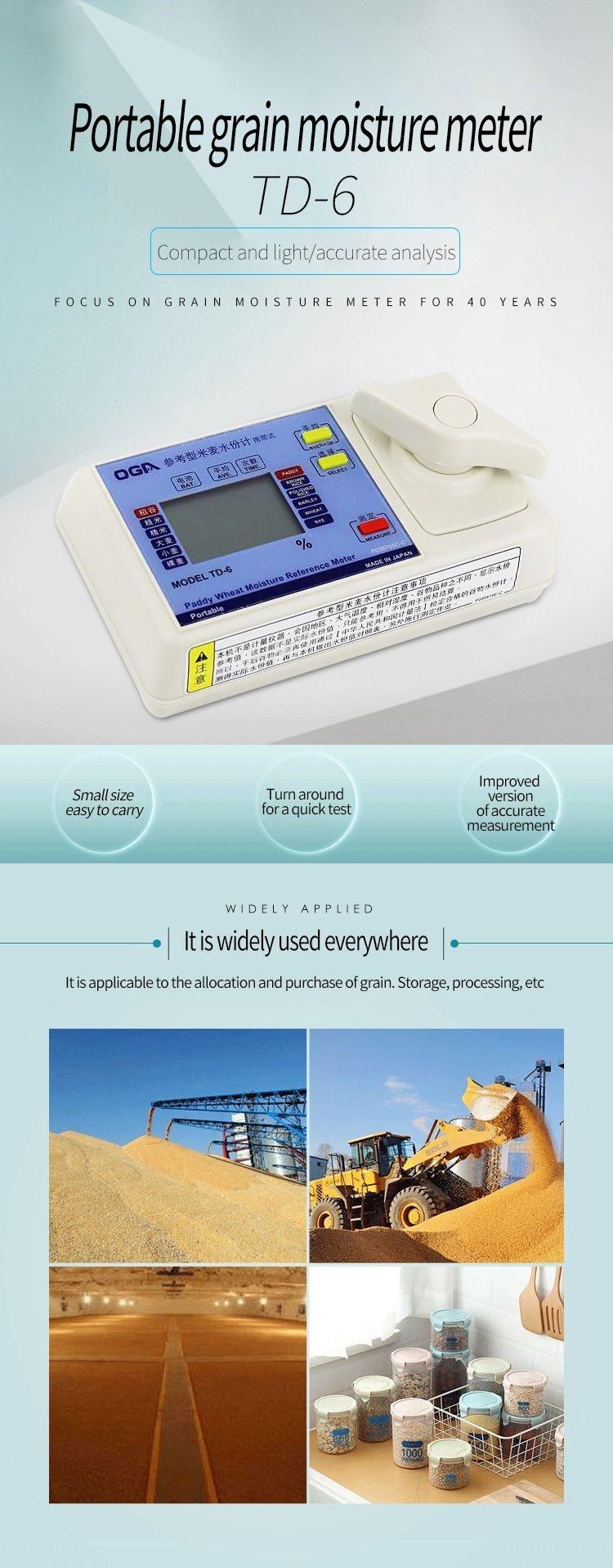 High Quality Rice/Wheat Moisture Meter Testing Equipment From Japanese