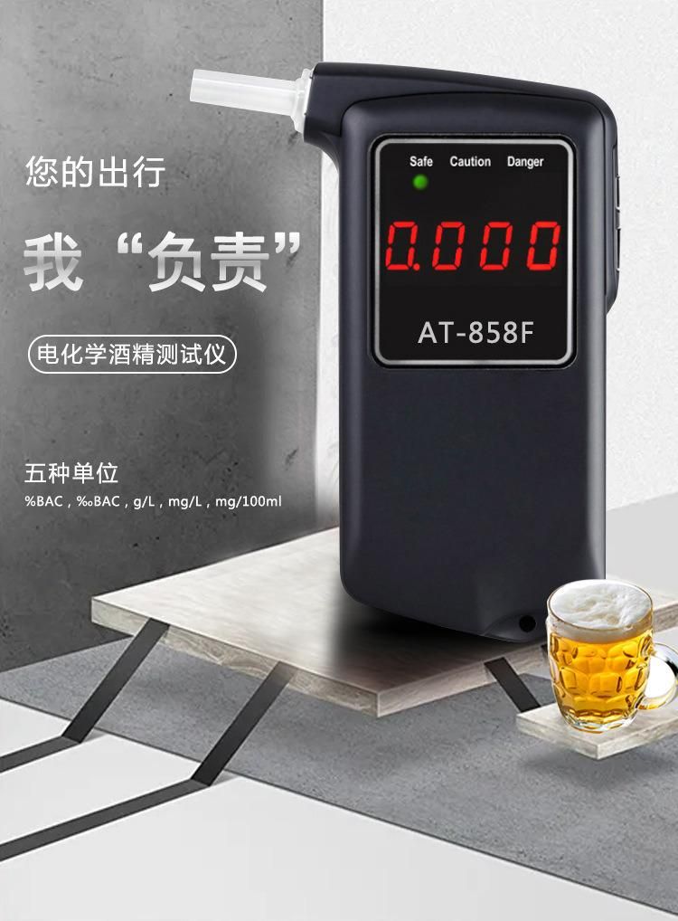 Electrochemical Rapid Screening Digital Refractometer Breath Breathalyzer Alcohol Tester for Japan