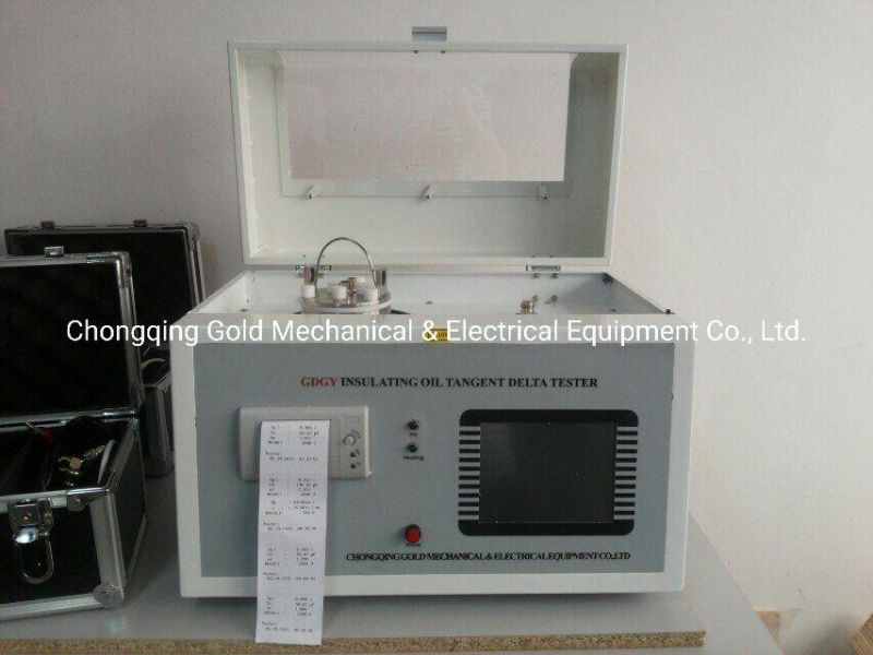 Gdgy Insulating Oil Dielectric Loss Tangent Delta Tester