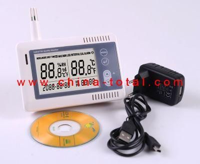 Sr7810-CO2 Series CO2 Temperature and Humidity 3 in 1 Monitor with SD Card
