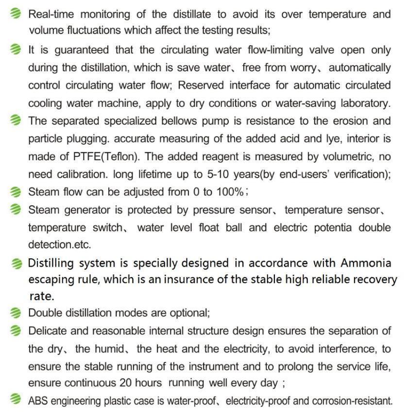 Biometer 1.5 L/Min China Fully Automatic Kjeldahl Nitrogen Analyzer