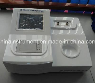 Automatic High Senstive ASTM D6307 Columetric Karl Fischer Titrator