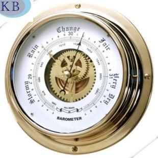 Nautical Barometer Brass Case Dial180mm