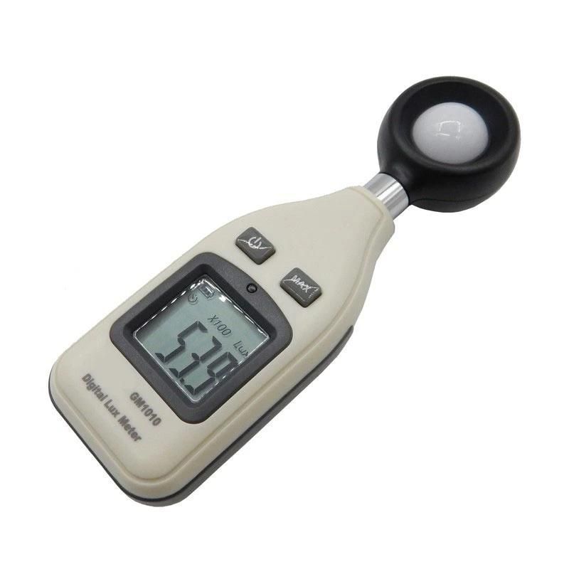 Digital Light Lux Meter, Range: 0-200, 000 Lux 0~18, 500FC GM1010 Digital Lux Illuminance Meter