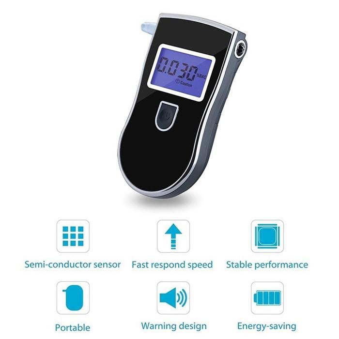 Professional Digital Device Breathalyzer Analyzer Breath Alcohol Tester