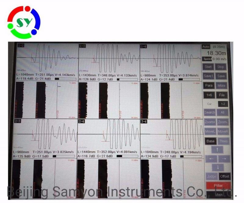 Nonmetal Ultrasonic Detector for Concrete Construction Testing